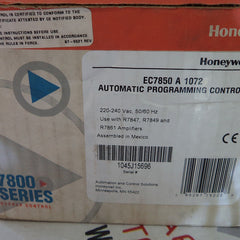 Honeywell 7800 series burner control ec7850 a 1072 