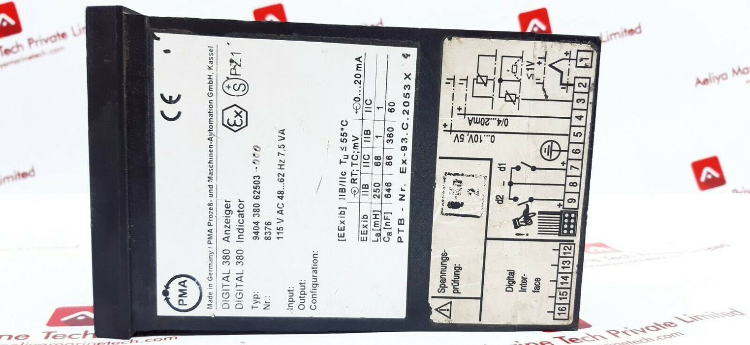 Pma 9404 380 62503-000 digital 380 indicator