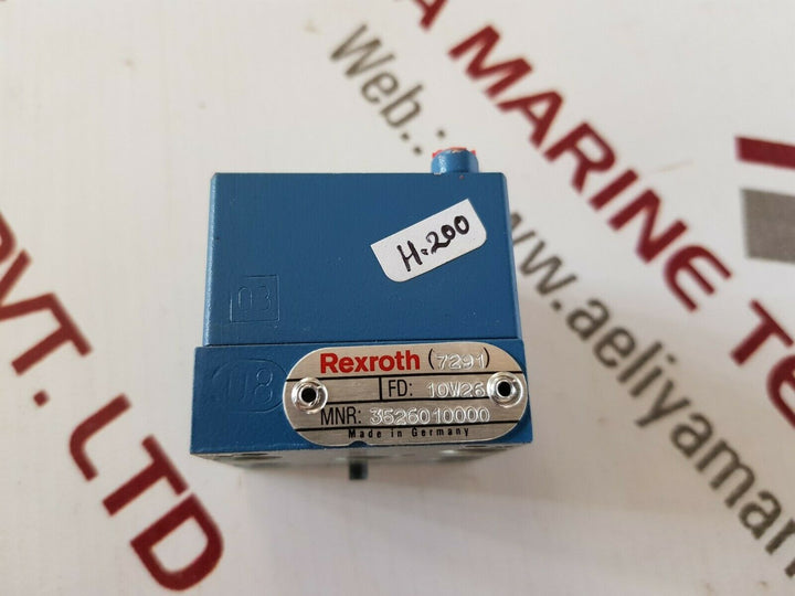 Rexroth 3526010000 Pneumatic Valve
