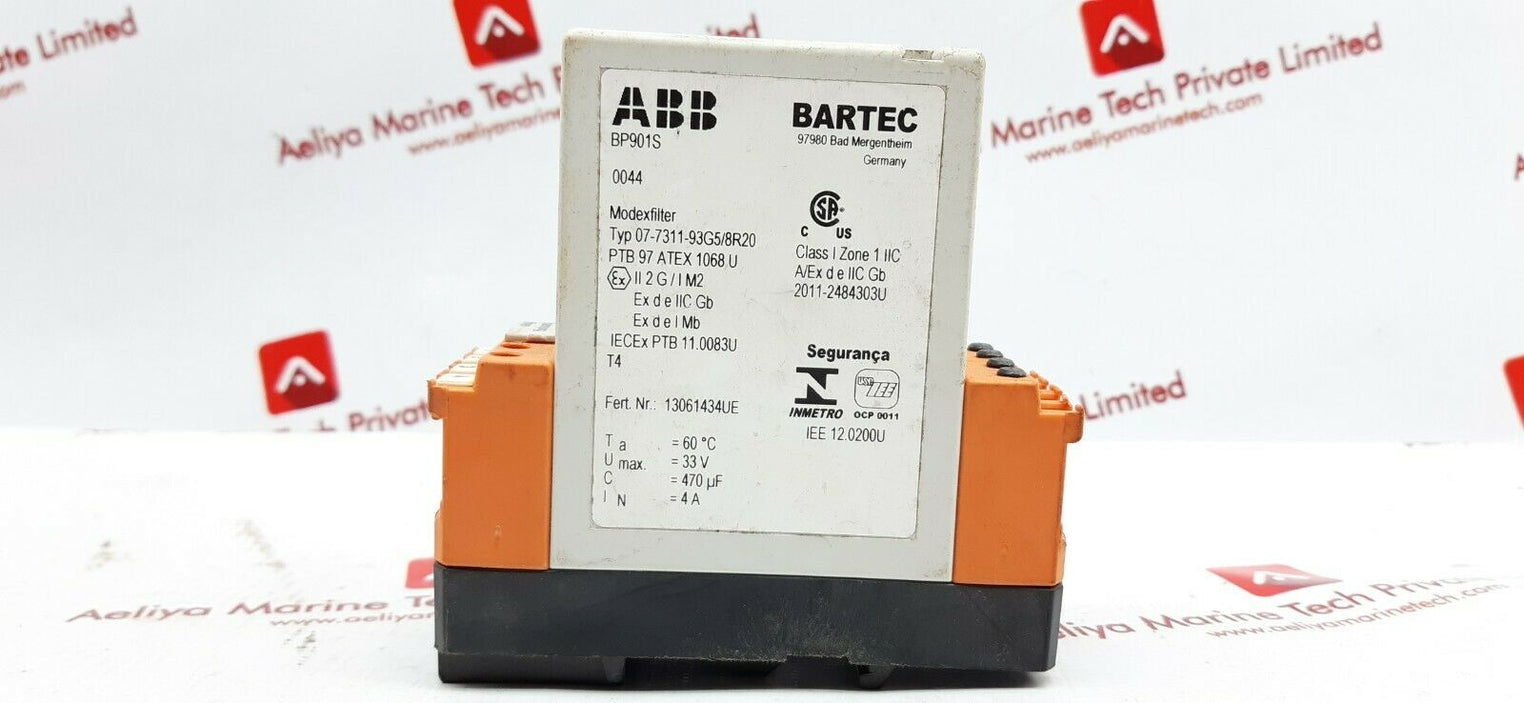 Abb bartec bp901s modexfilter 07-7311-93g5/8r20