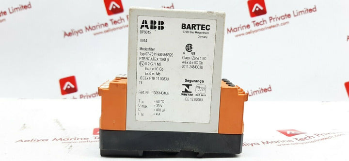Abb bartec bp901s modexfilter 07-7311-93g5/8r20