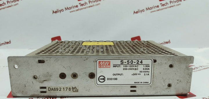 Mean well s-50-24 switching power supply +24v,2.1a