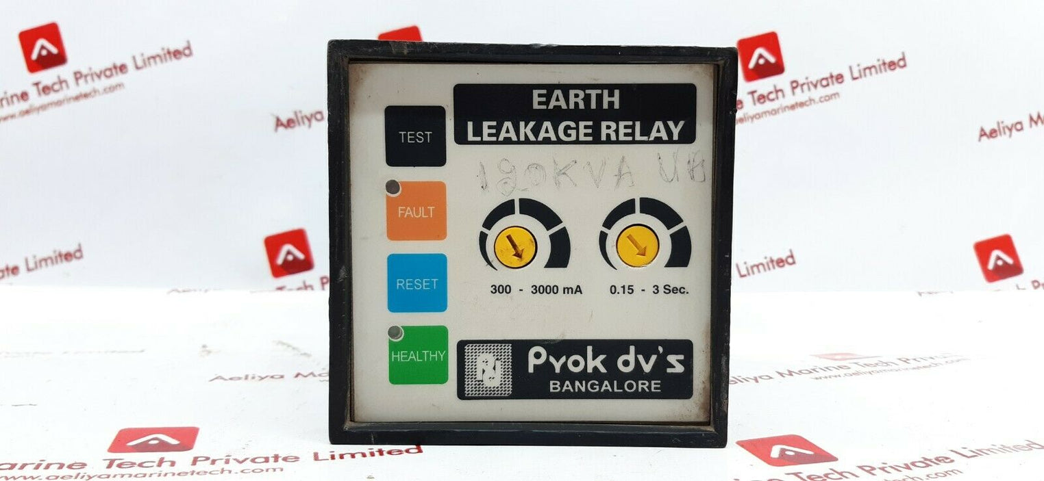 Prok dv's earth leakage relay