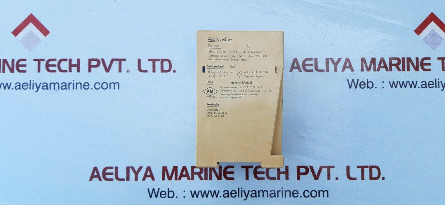 Pepperl+fuchs we77/ex2 isolator switch 01669s 250vac/4a/500va