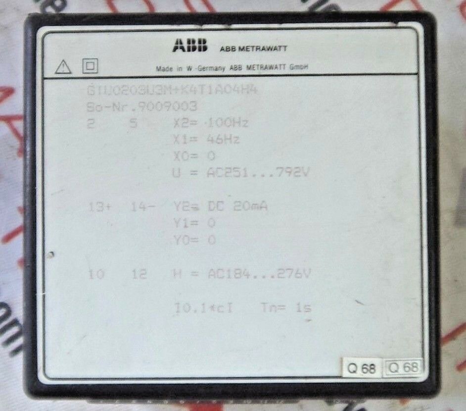Abb metrawatt gtu0203u3m+k4t1a04h4