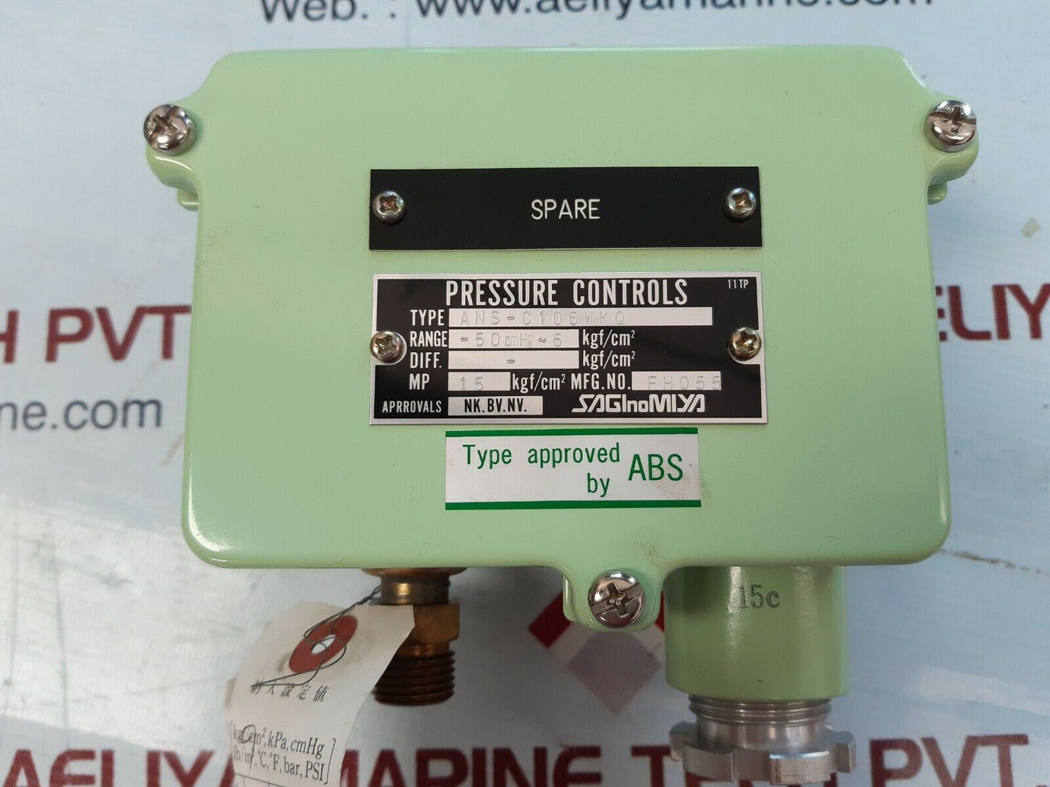 Saginomiya ans-c106wkq pressure controls switch