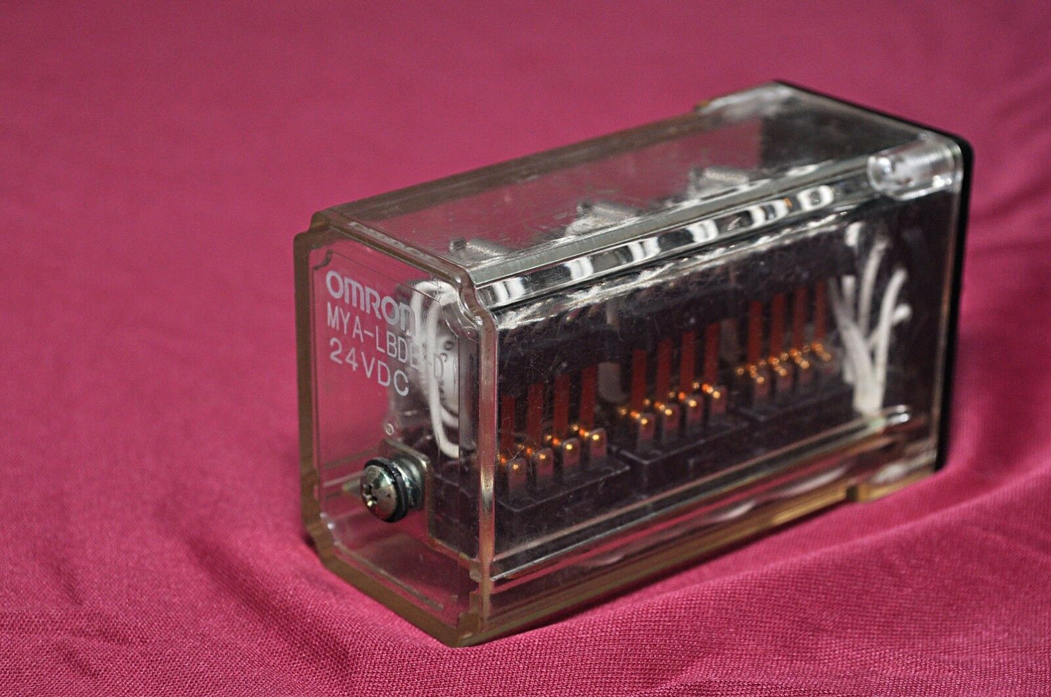 Omron mya-lbde-d 24vdc relay