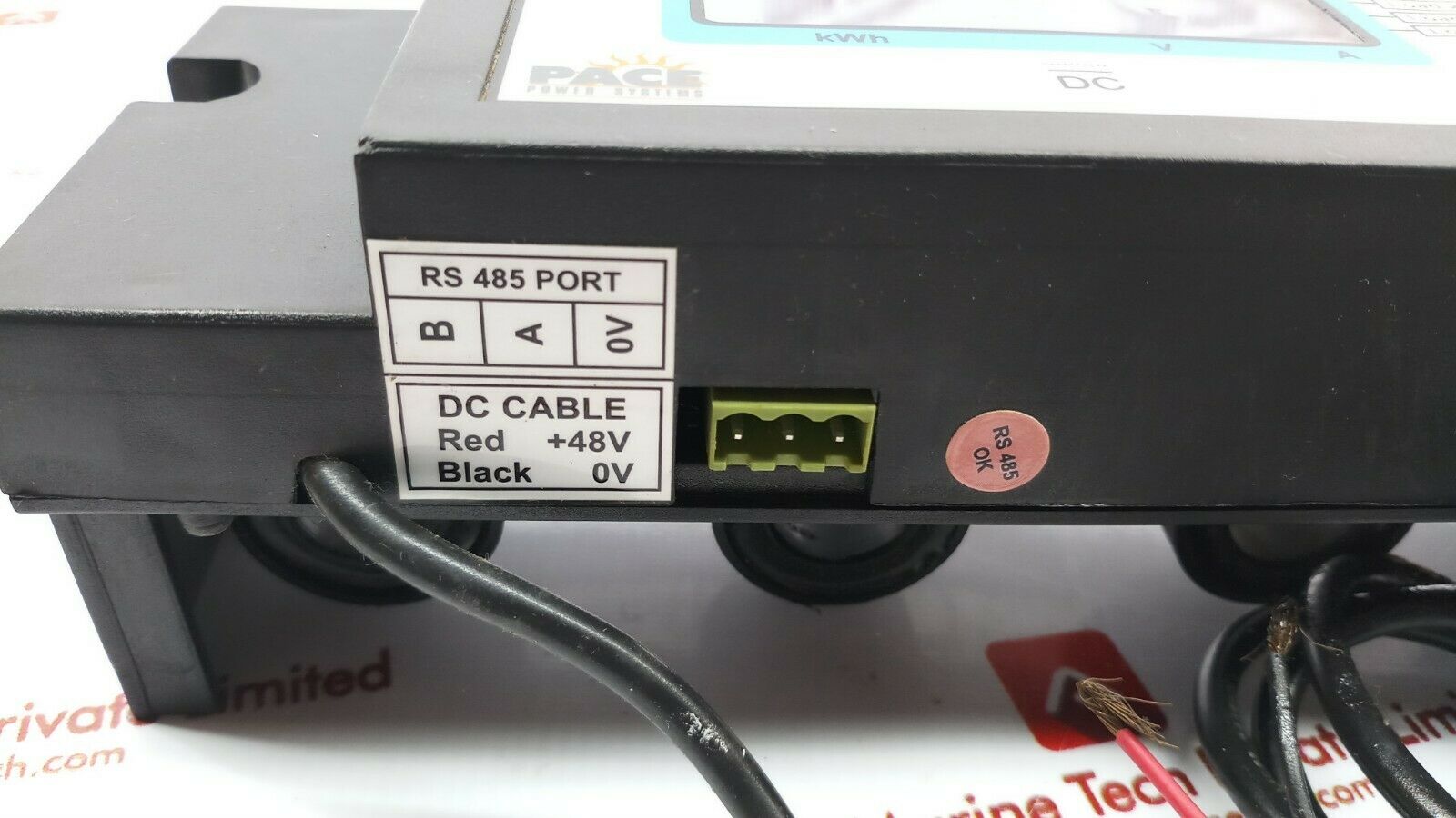Pace ads 2049 c 4r integrated dc energy meter 36-58 VDC