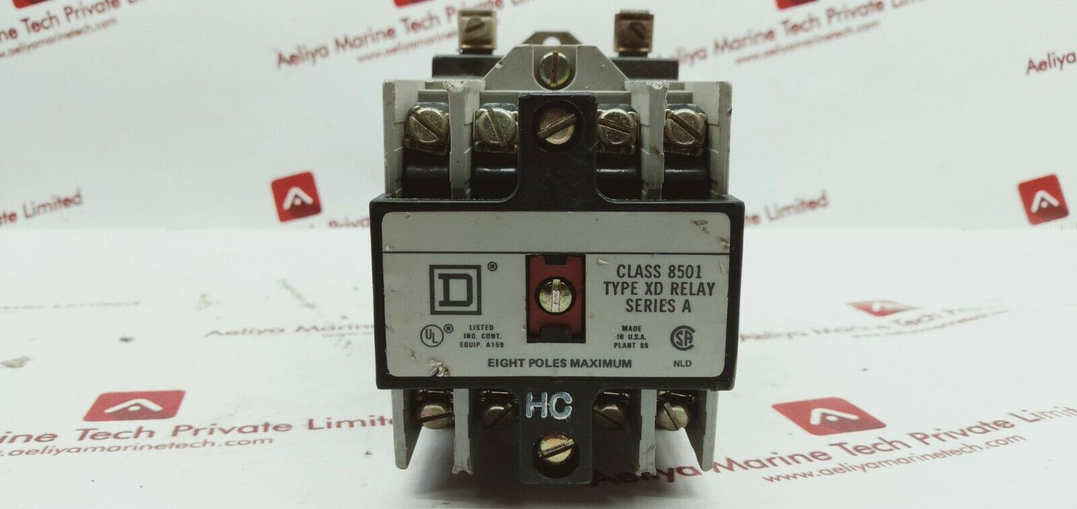 Squared 8501 xdo-20 industrial control relay