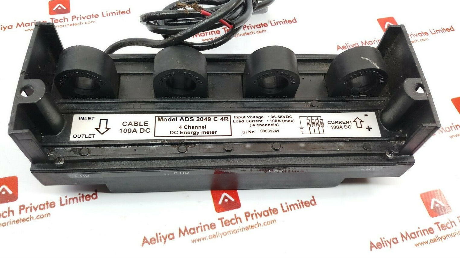 Pace ads 2049 c 4r integrated dc energy meter 36-58 VDC