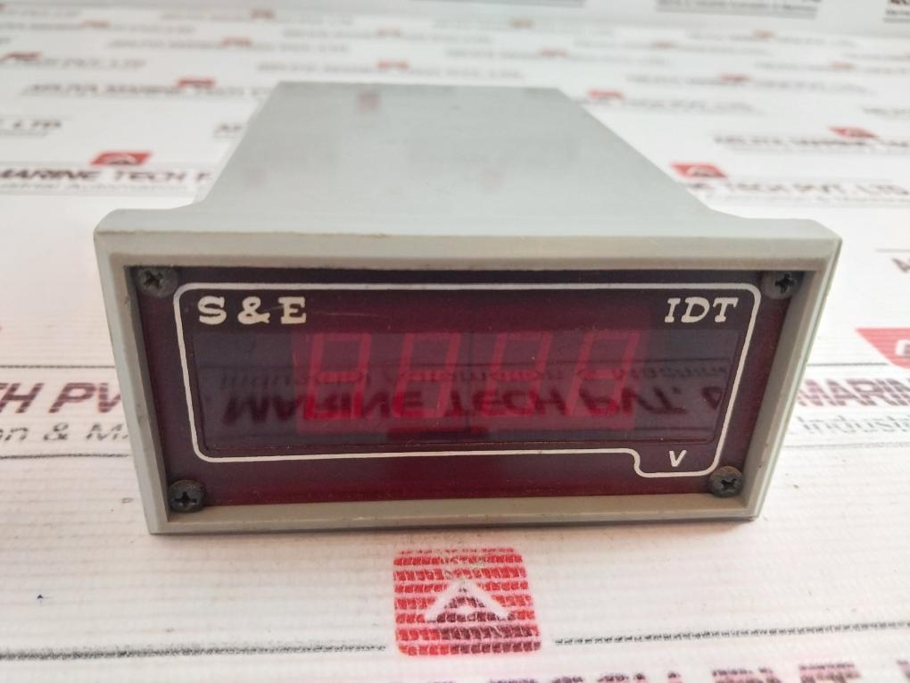S & E Idt-36Ca Digital Voltmeter