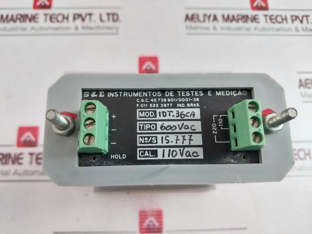 S & E Idt-36Ca Digital Voltmeter