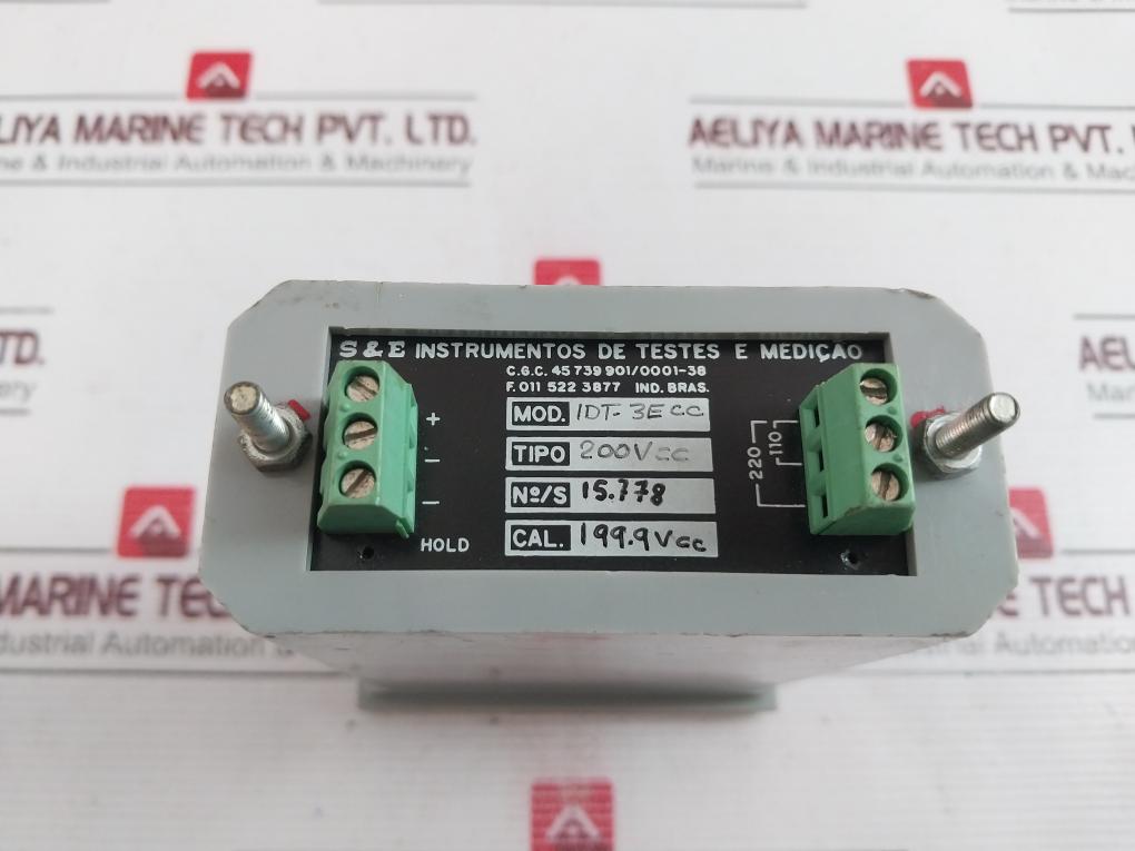 S & E Idt-3Ecc Idt Line Digital Voltmeter