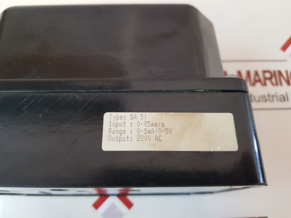 Sa 51 0-25 Mm/S Vibration Amplifier