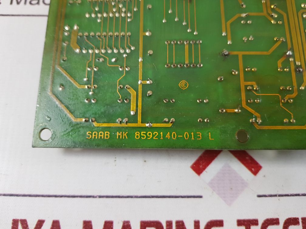 Saab Kk 8592 040-11-2K Alfa-laval 176 1989-80 Pcb Card Free Shipping By Express
