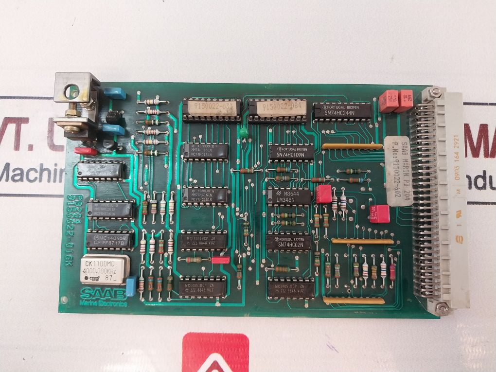 Saab Marine Electronics Pb204 9150022-016K Control Board Circuit 9150022-602