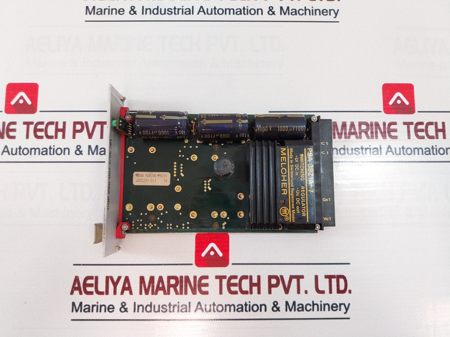 Saab Marine Pb201 Switching Regulator Pcb Card