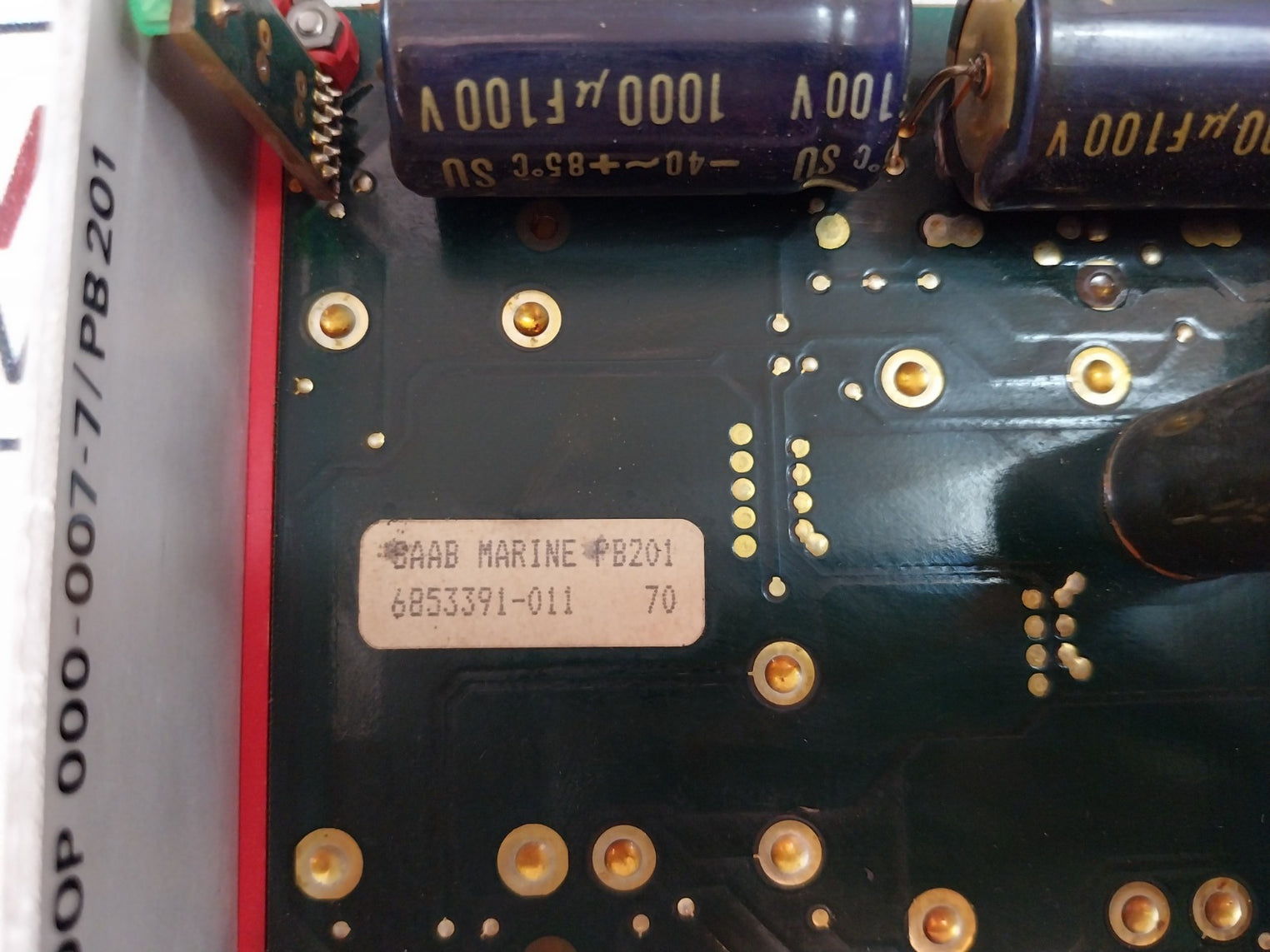 Saab Marine Pb201 Switching Regulator Pcb Card