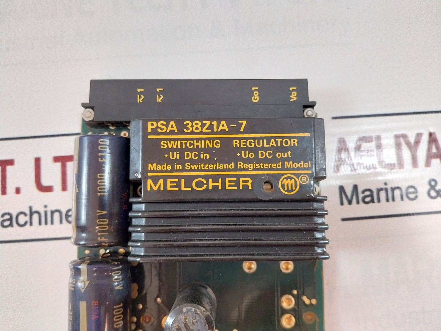 Saab Marine Pb201 Switching Regulator Pcb Card