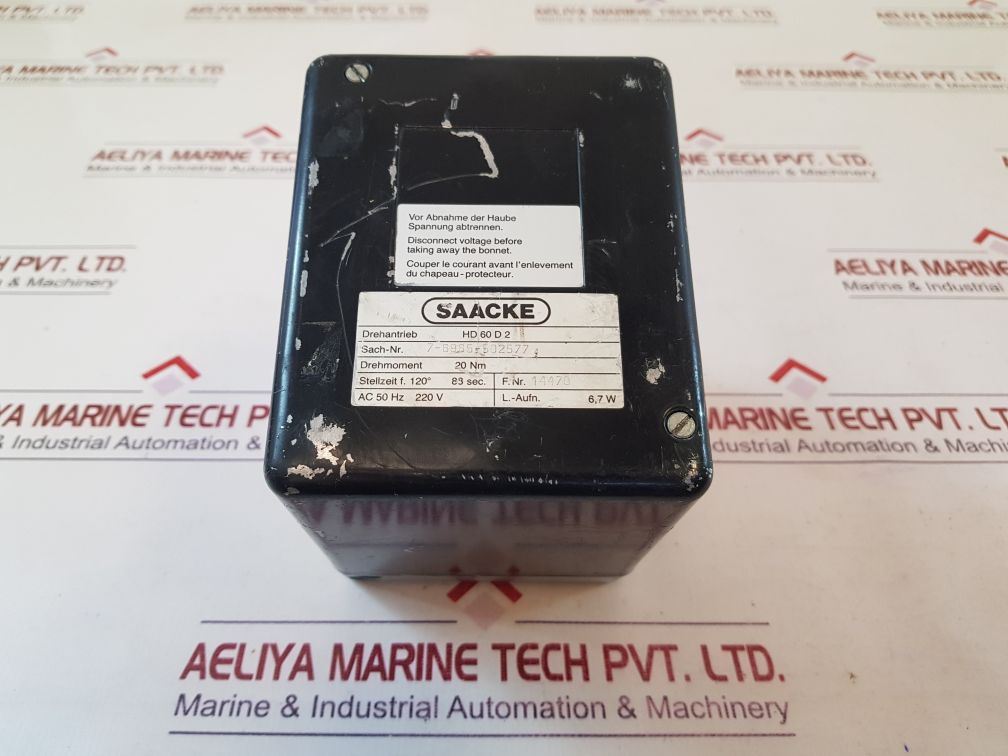 Saacke Hd 60 D2 Servomotor 20 Nm
