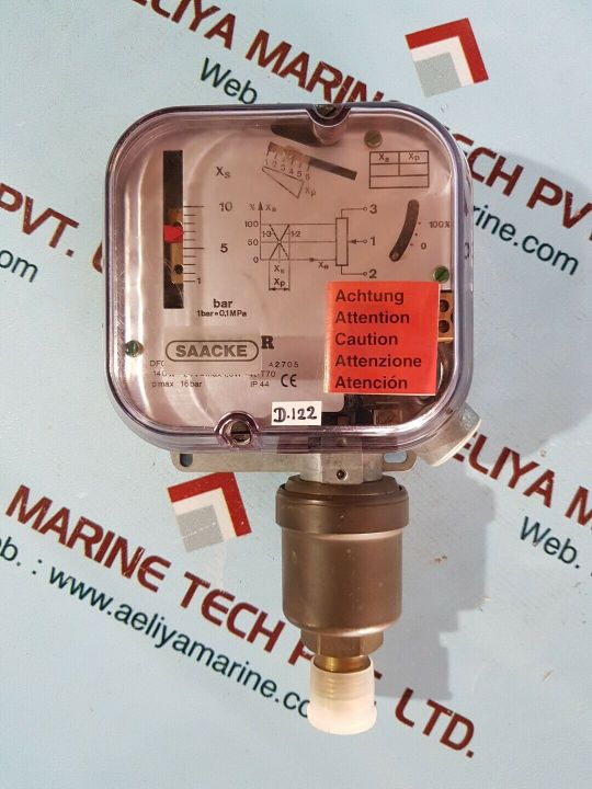 Saacke Dfg 19 B 46 F101 Pressure Switch Ip44
