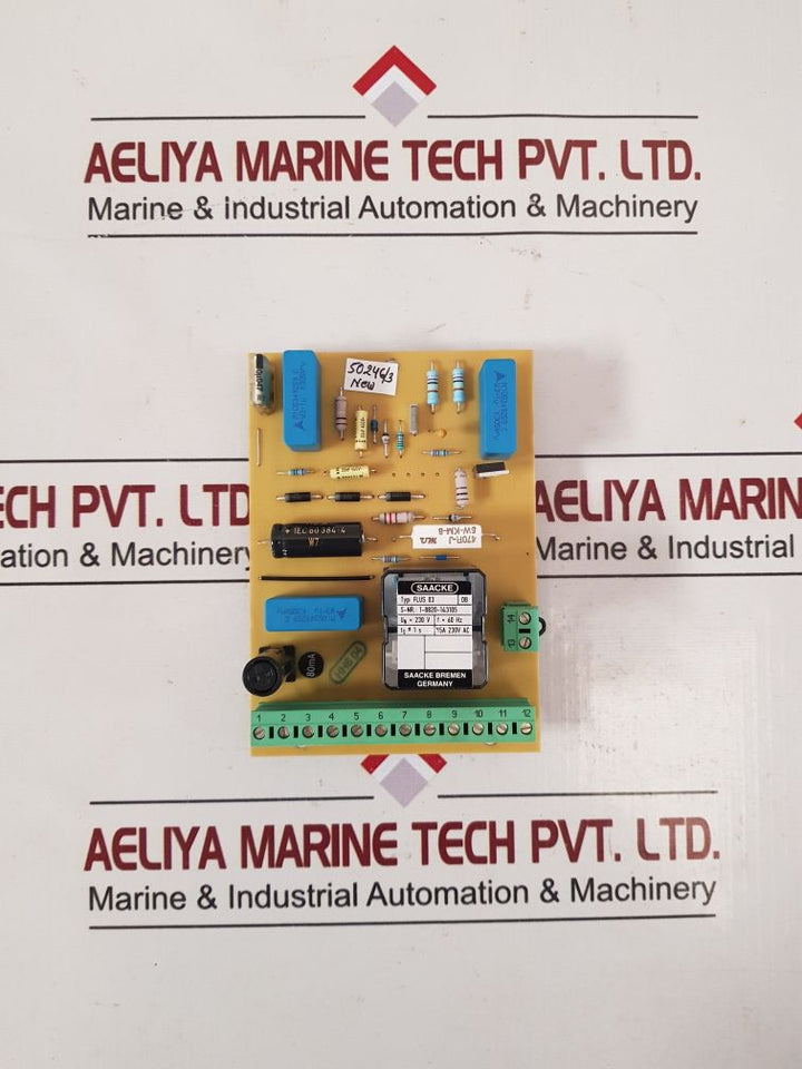 Saacke Flus 03 Pcb Card 230V