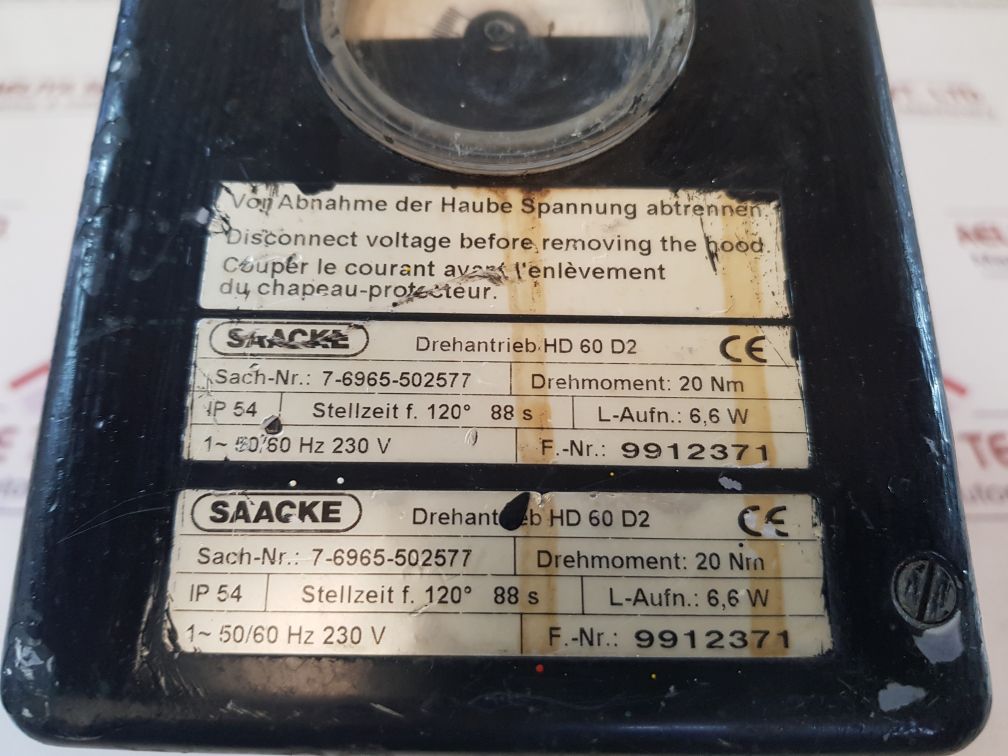 Saacke Hd 60 D2 Servomotor 6,6W
