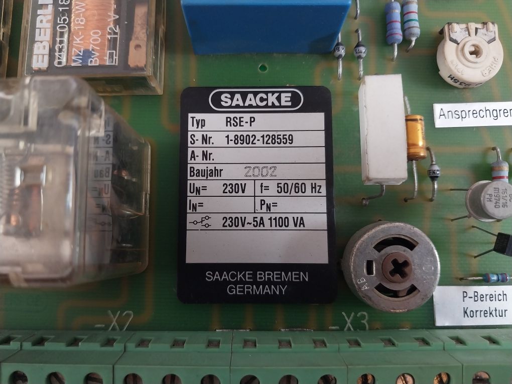 Saacke Rse-p Controller 691.02.007, 230V 5A 50/60 Hz