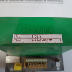 Saacke T 09 B Control Unit