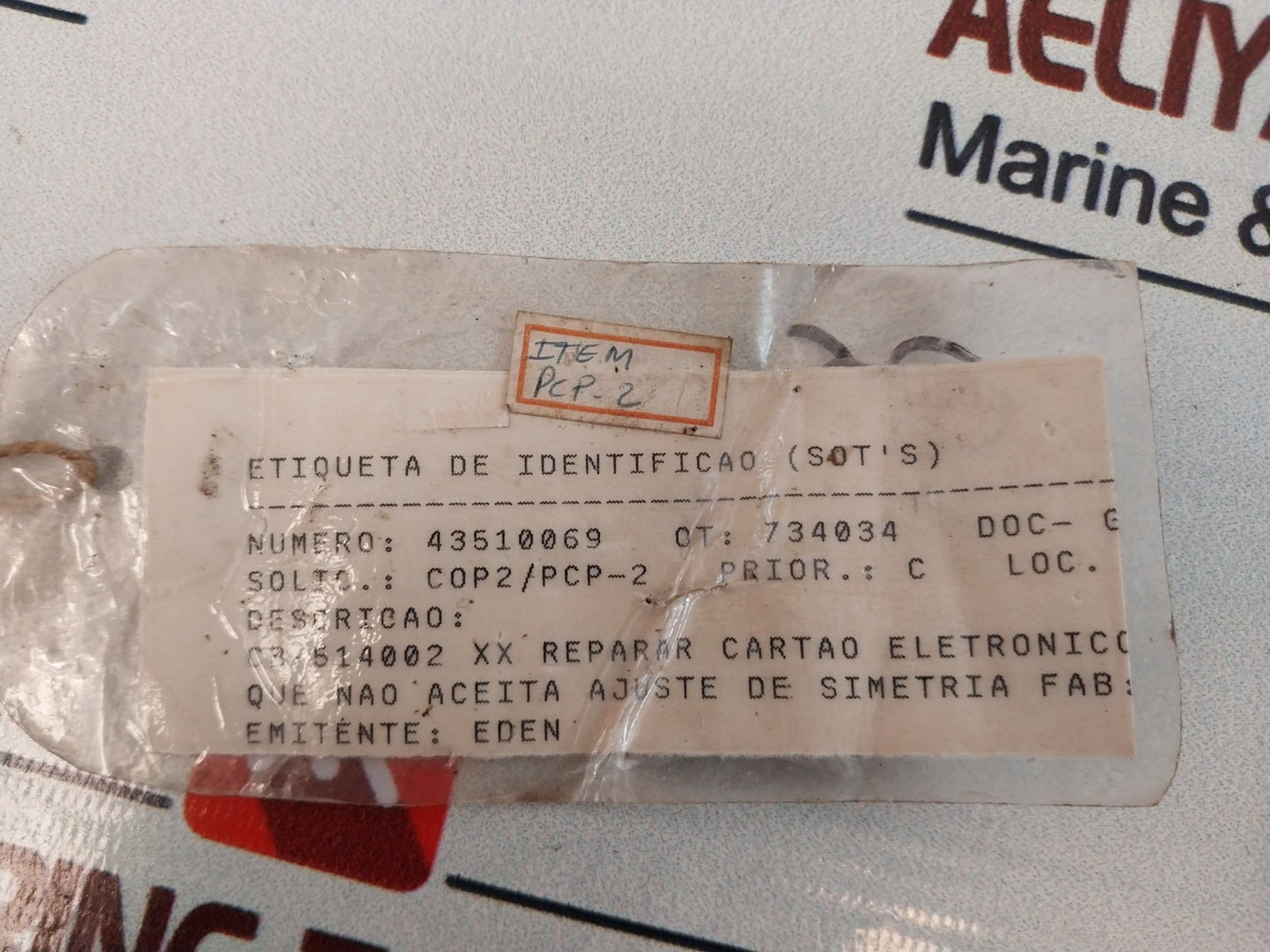 Sab Nife 4232 Printed Circuit Board 43510069