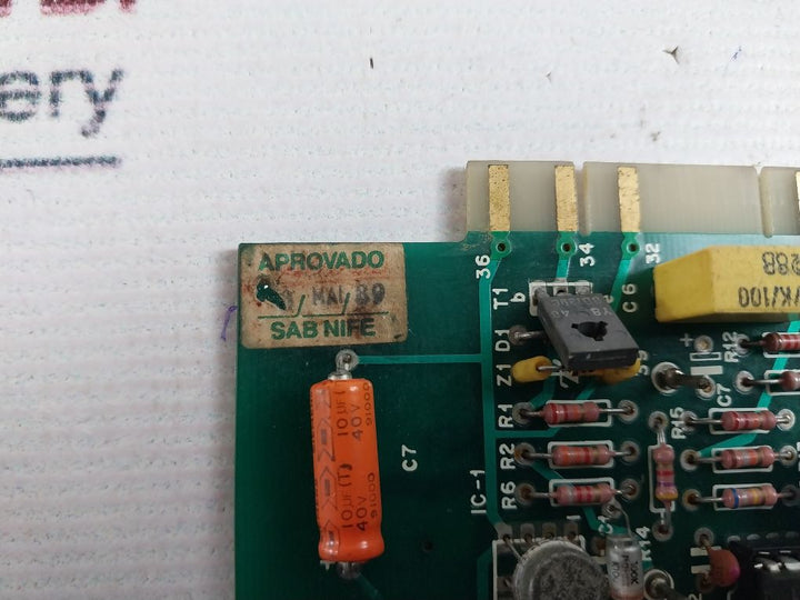Sab Nife 4236 Printed Circuit Board B257