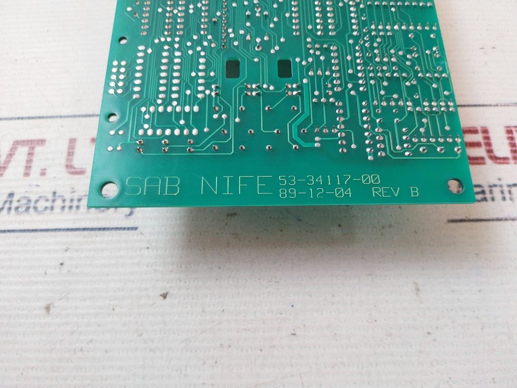 Sab Nife 53-34117-00 Pcb Card Rev B