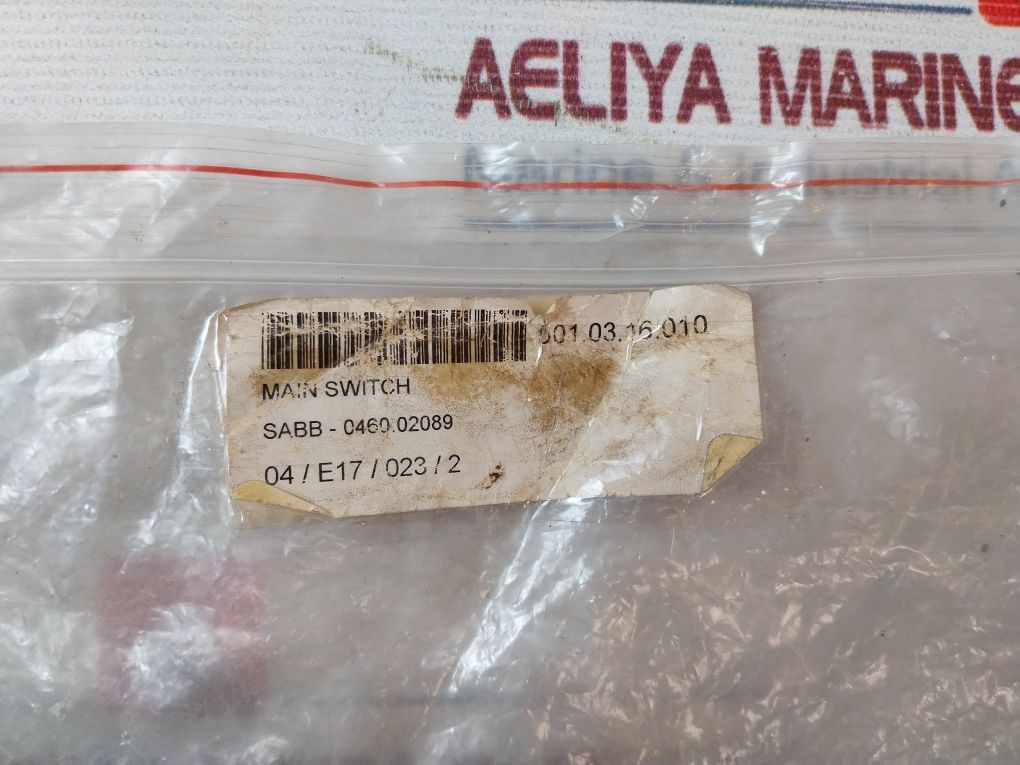 Sabb Motor 0460.02089 Main Switch