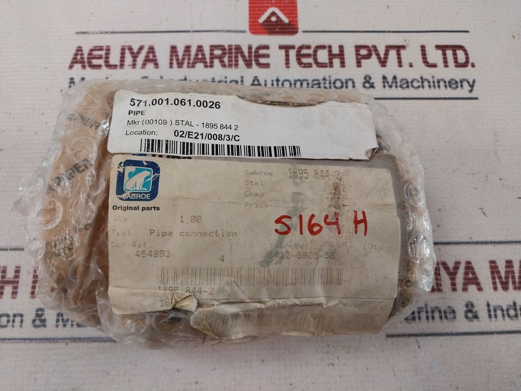 Sabroe 1895 844 2 Pipe Connection