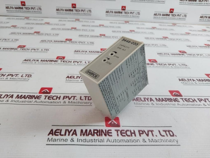 Sabroe 3448-033 Capacity Sab 163