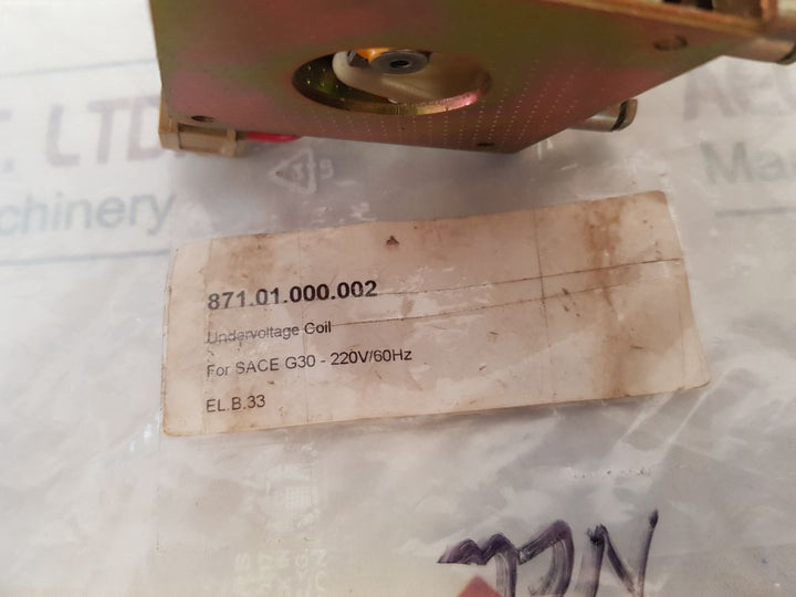 Sace G30-220V/60Hz Undervoltage Coil 871.01.000.002