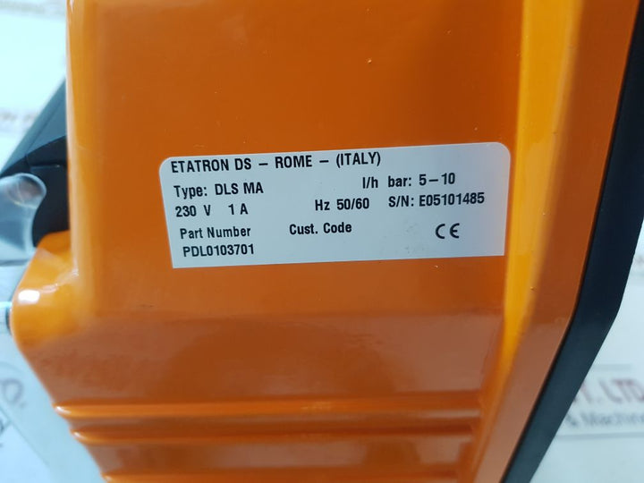 Etatron Dls Ma Pdl0103701 Chlorine Dosing Pump
