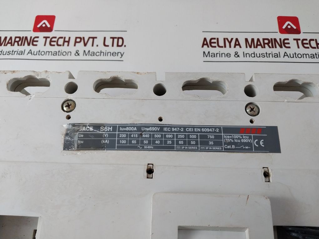 Abb Sace S6H Pr212/P Circuit Breaker Af10125116