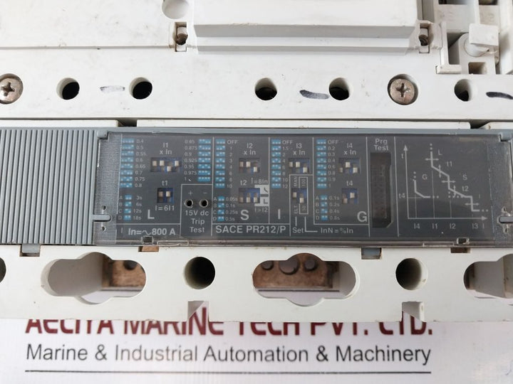 Abb Sace S6H Pr212/P Circuit Breaker Af10125116