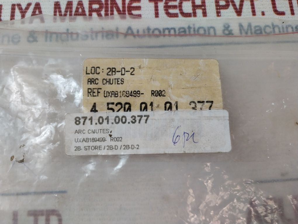 Sace Uxab169499-r002 Arc-chute Kit