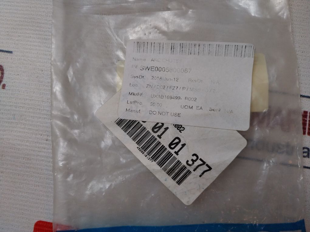 Sace Uxab169499-r002 Arc-chute Kit