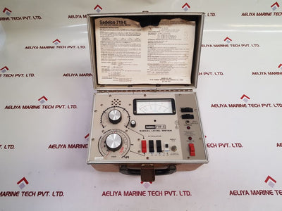 Sadelco 719-e Vhf And Uhf Signal Level Meter.
