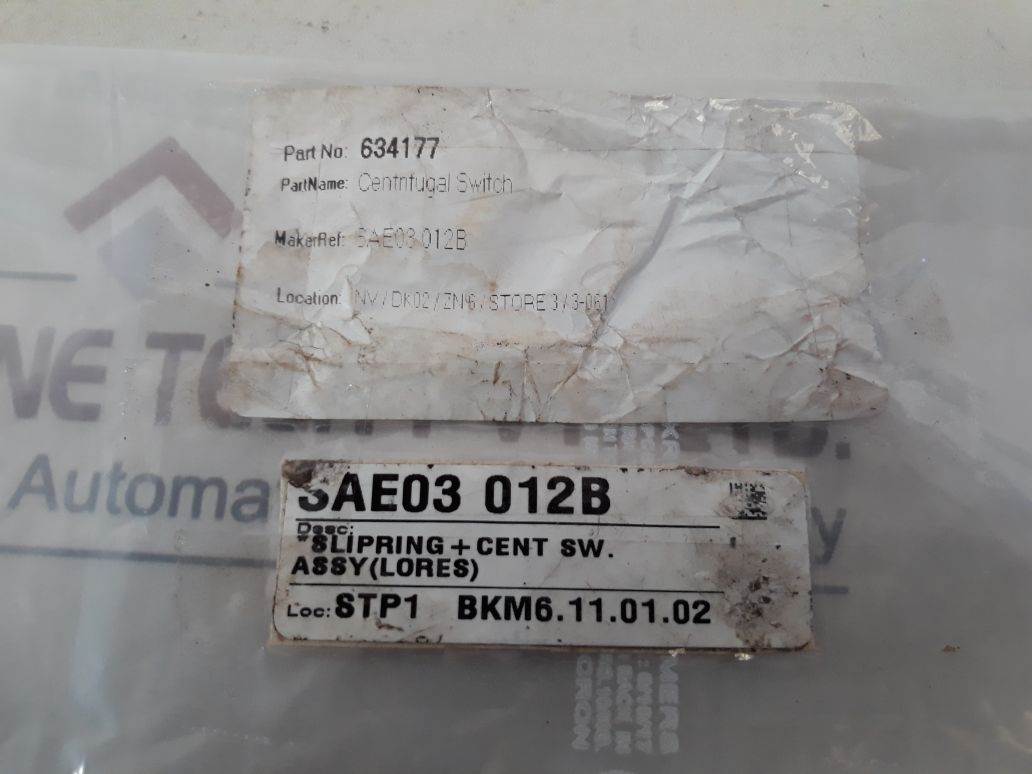 Sae03012B Slipring+Centrifugal Switch