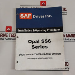 Saf Ss6-125-c-by Solid State Reduced Voltage Starter For 3 Ph Induction Motors