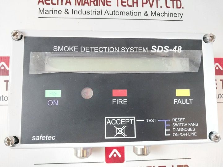Safetec Sds-48 Smoke Detection System Panel