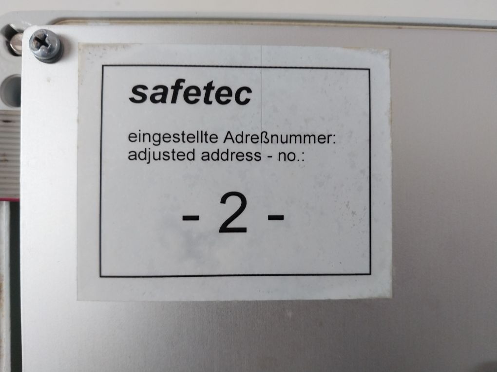 Safetec Sds-48 Smoke Detection System Panel
