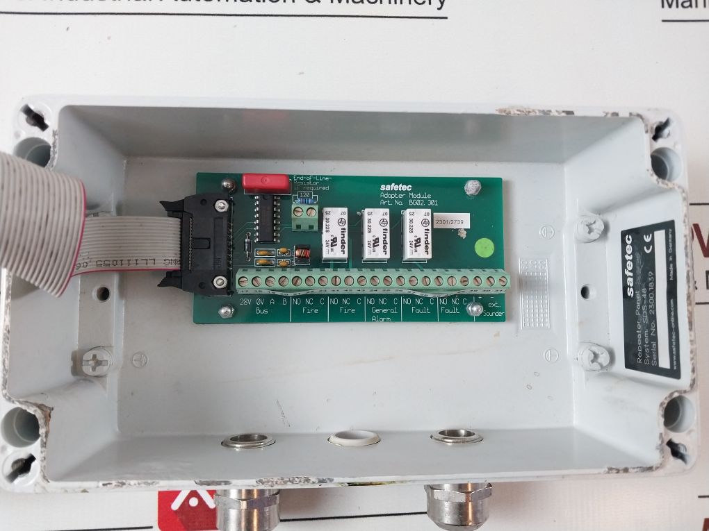 Safetec Sds-48 Smoke Detection System Panel