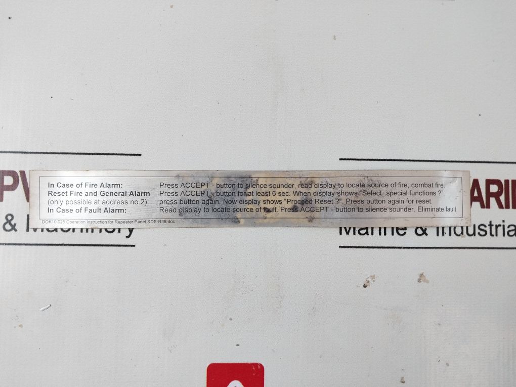 Safetec Sds-48 Smoke Detection System Panel