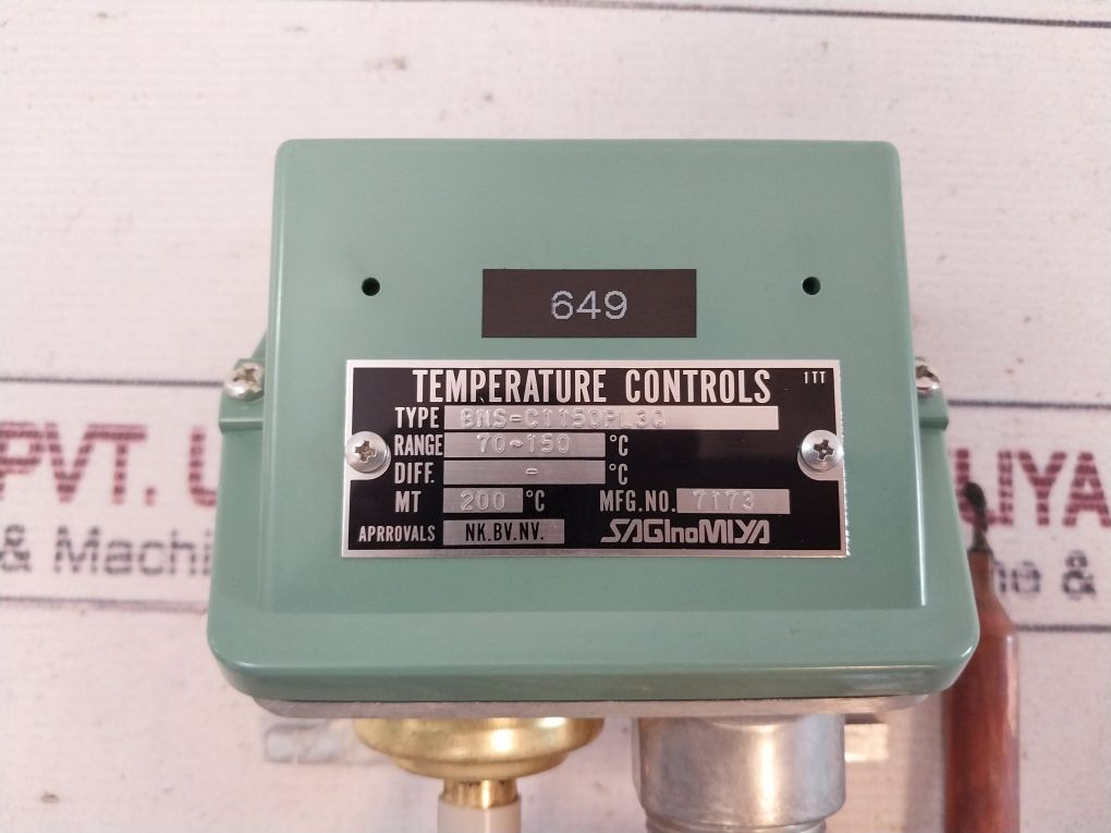 Saginomiya Bns-c1150Pl3Q Temperature Control Thermostat