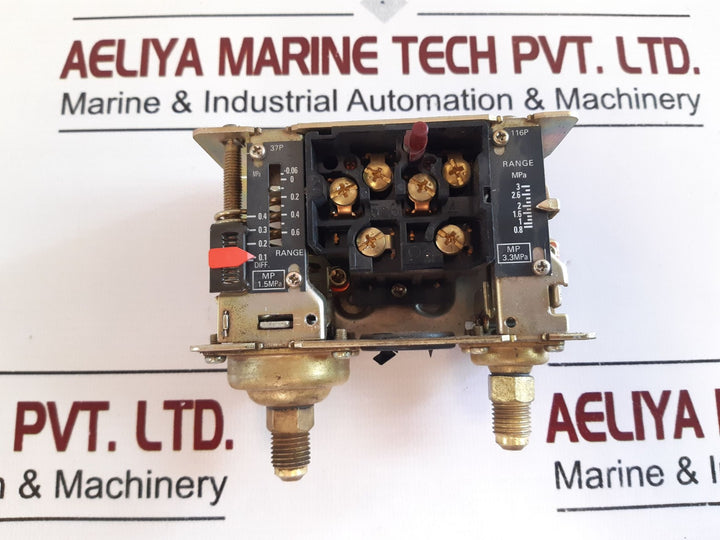 Saginomiya Dns-d606M Dual Pressure Control Switch -0.06 To 0.6/ 0.8 To 3 Mpa